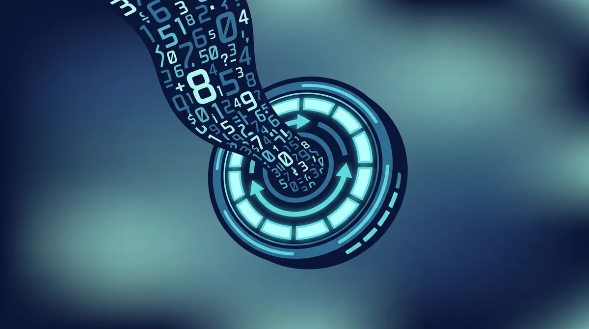 Um mostrador de relógio digital passando de 03:14:07 UTC em 19 de janeiro de 2038, ilustrando o transbordo do tempo Unix de 32 bits com sinal